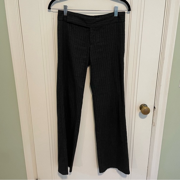 no appt necessary Pants - Y2K No Appt Necessary Vintage Low Rise Pinstripe Pants